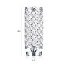 (As show, One size) Modern Crystal Desk Table Lamp Light Beside Night Lamp E27 Holder Home Bedroom Living Room-1087