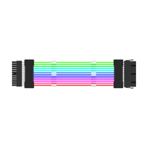 ARGB Led Extension Cable Synchronous 24Pin Adapter-Black 24p