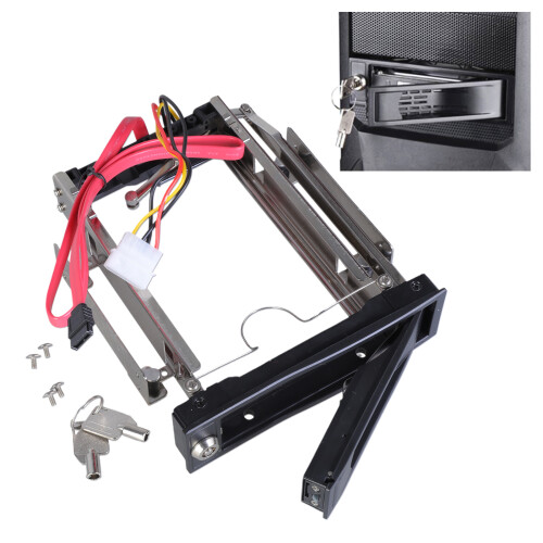 1 ensemble de supports de baies de disque dur SSD interne de 3.5 1