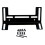 12cm PC Water Cooling Pump Radiator Support Bracket Mount-Black 1