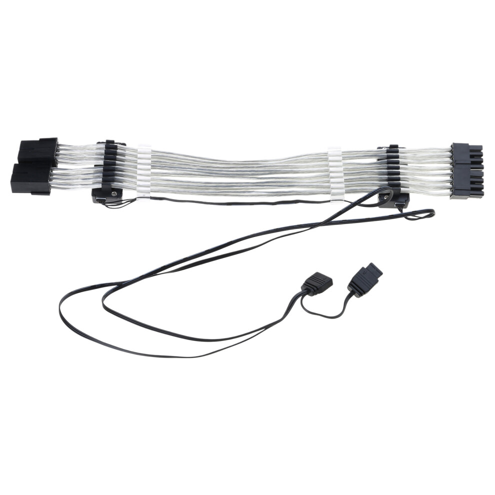 Desktop Psu Power Supply 24Pin Argb Dual-Way- 2X8p Black 7732000500824
