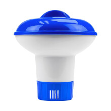 Chlorine Dispenser 5Inch Floating Chlorine Dispenser for Pools Blue, Floating Tank Filter Compatible