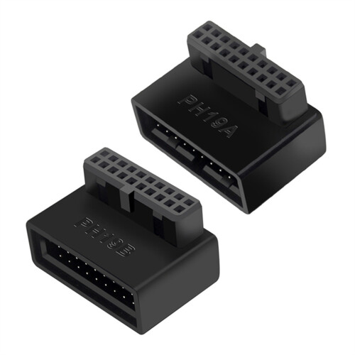 USB 3.0 19P/20P 90 Degree L Right Angle Desktop-Type AB