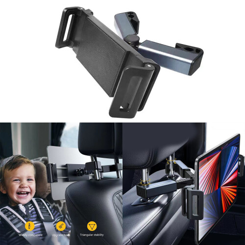 Car Headrest Mount 360 Multi-Angle Back Seat Tablet Holder Car 1