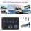 Boat Switch Panel Marine LED Rocker, MultiFunction Panel, Dual USB Port Outlet, Green 4