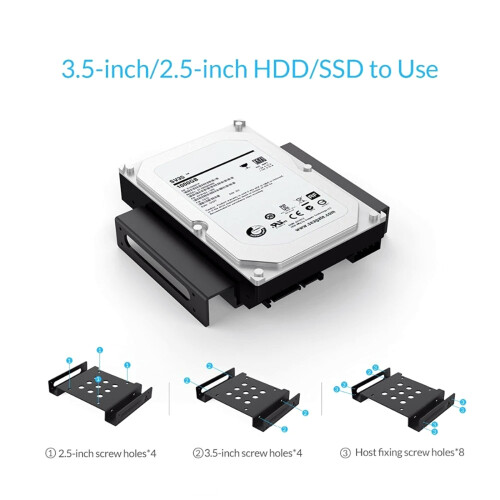 5,25 Zoll bis 2,5 oder 3,5 Zoll interne 1