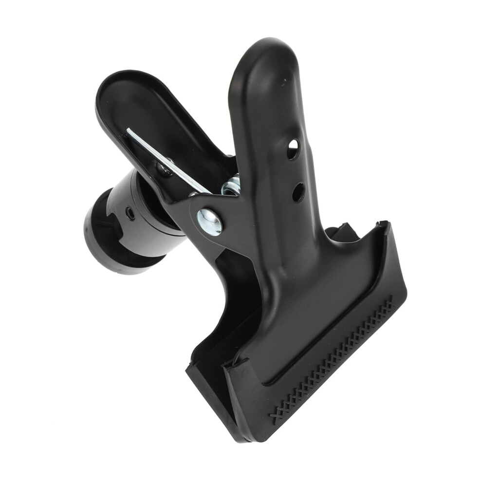 Gimbal Clamp Flashing Monitor Tripod Pole Double Screen Camera Screws Converter Stand Clip Swivel Flash Mount Flash Holder With Clamp Abs Black 9365049869775