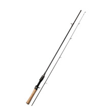 Fishing Rod Portable Travel Rod TwoSection Boat Rod Aluminum Alloy With Smooth Guides