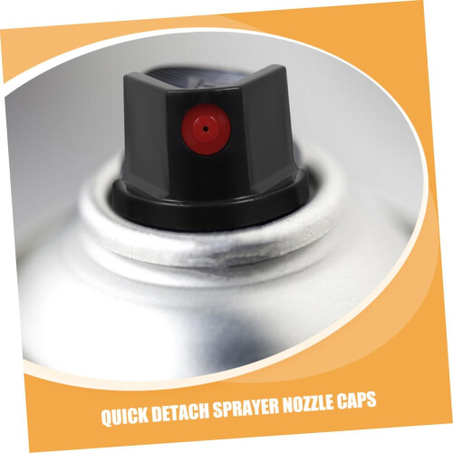 Spray Paint Nozzle Caps 50Pcs Black ABS Quick Detach Airless Sprayer Tips Touchup Graffiti And Precision Application 2