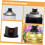 Spray Paint Nozzle Caps 50Pcs Black ABS Quick Detach Airless Sprayer Tips Touchup Graffiti And Precision Application 5