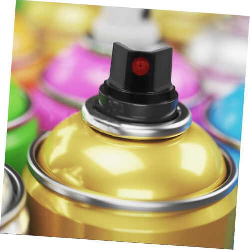 Spray Paint Nozzle Caps 50Pcs Black ABS Quick Detach Airless Sprayer Tips Touchup Graffiti And Precision Application 1