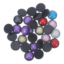 30St Halfronde Resin Plakken Voor Sieraden Mix Kleuren Set