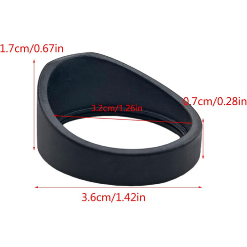 Soft Rubber Eyepiece Eyeshield For 2837mm Binocular Microscope Guard Cup, 2837mm Inner Diameter Eyepiece Cover 1