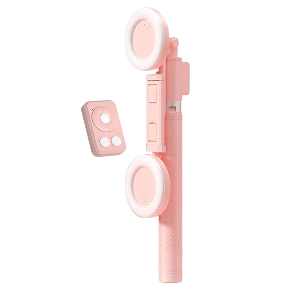 Phone Tripod Portable 67Inch Adjustable Camera Stand Stable Rig Supports Video And Photo Shooting, Extendable Tripod With Wireless Remote, Pink 9365049870979