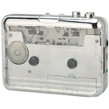 Portable Tape Recorder, Clear Stereo Sound, Auto Rewind with You Button, Vintage 3.5mm Headphone Jack, Clear ABS Case, Word Listening Ref: 9313