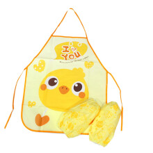 Set Painting Apron Children's Apron Painting Set Painting Coat for Children's Apron Painting Apron for Girls Drawing Apron Yellow, yellow