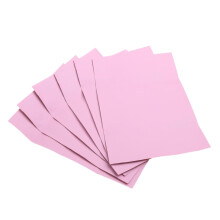 Tela de cuero sintético de PVC rosa, 6 piezas de cuero autoadhesivo, impermeable y resistente al moho, líneas definidas y resistente a la