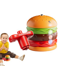 Kreiselkampf, Glowing Hamburg Spinning  Battle Game  With Music, Portable Travel Game, Interactive Balance Toy for Home, Kindergarten, School