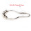 12PCS Stylish Antirust Shower Curtain Hooks Smooth Rolling Beads 3