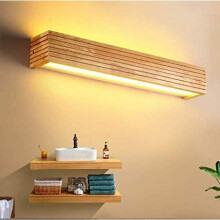 Binnenwandlamp met lichtsensor, zacht en gelijkmatig licht, geschikt voor spiegels in slaapkamer en woonkamer, milieuvriendelijke LED-wandlamp.