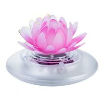 Waterproof Solar Pool Lights Floating Garden Decoration with Automatic On/Off, High-Quality Plastic Color-Changing LED Lotus Lamp for Outdoor Pond