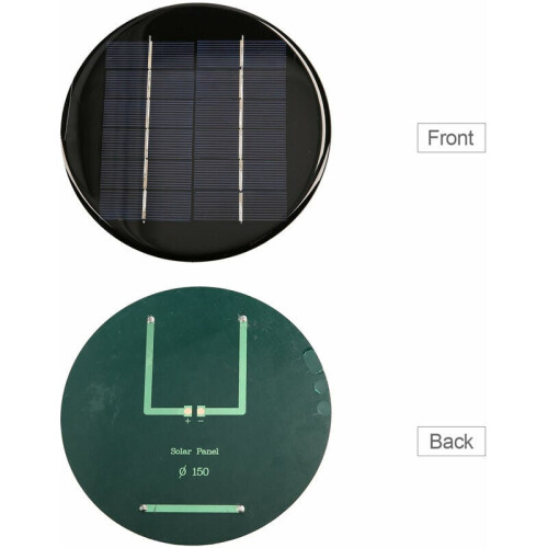 Complemento para la iluminación del hogar: Célula solar de polisilicio y epoxi, mini módulo de panel solar para proyectos de bricolaje, 2