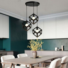 Rustik pendellampe i landlig stil, vintage design med dæmpbar pendellampe for justerbar atmosfære
