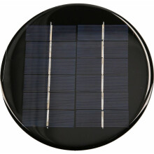 Módulo solar portátil para substituição de lâmpadas solares, mini célula solar de polímero de 6V 2W oferece iluminação LED branca quente em