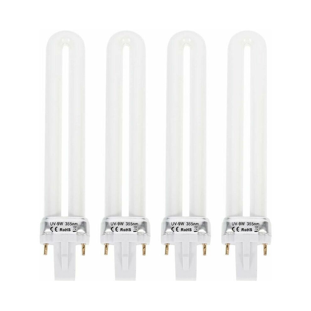 Professional Nail Art UV Lamp Replacement Bulbs, U-Shaped Sterilization and Disinfection Tubes