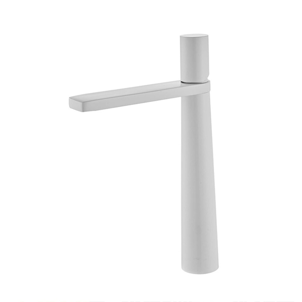 Bathroom Sink Faucet Single Hole, Single Handle Brass, Vessel Basin Faucet, White And Black Finish 9412369133816
