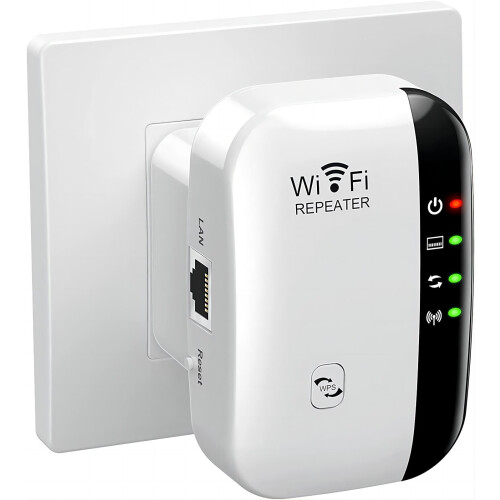 WiFi Extender 3000 Sq Ft Coverage 45 Devices Ethernet Port Quick Setup  Model