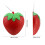 USB Wired Mouse Sweet Red Strawberry Fruit Gift USB Optical 2