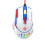 9 Toetsen Macro Programmering Muis 6400DPI USB Game RGB-Wit 1