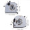 Laptops Stille koelventilator CPU GPU-koeler voor Precision-GPU 4