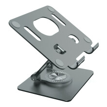 Support de tablette pliable, support de tablette creux-Gris