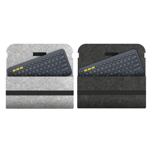 Wireless Keyboard Travel Bag- light grey              k380 2