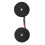 Remplacement de bobine double rouge et noir pour machine à 3