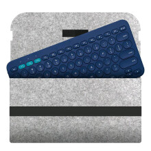 Toetsenbord voor hoes opbergtas voor K380 K480- lichtgrijs k380