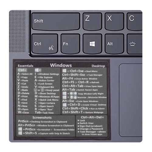 Computer-Tastatur-Referenz-Shortcut-Aufkleber,-Wort Excel 2