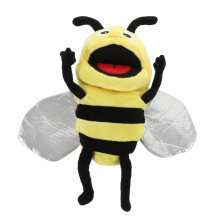 Bee Hand Puppet for Educational Plush Toy Storytelling Interactive Insect Puppet Funny Hand Puppet for Creativity and Fun