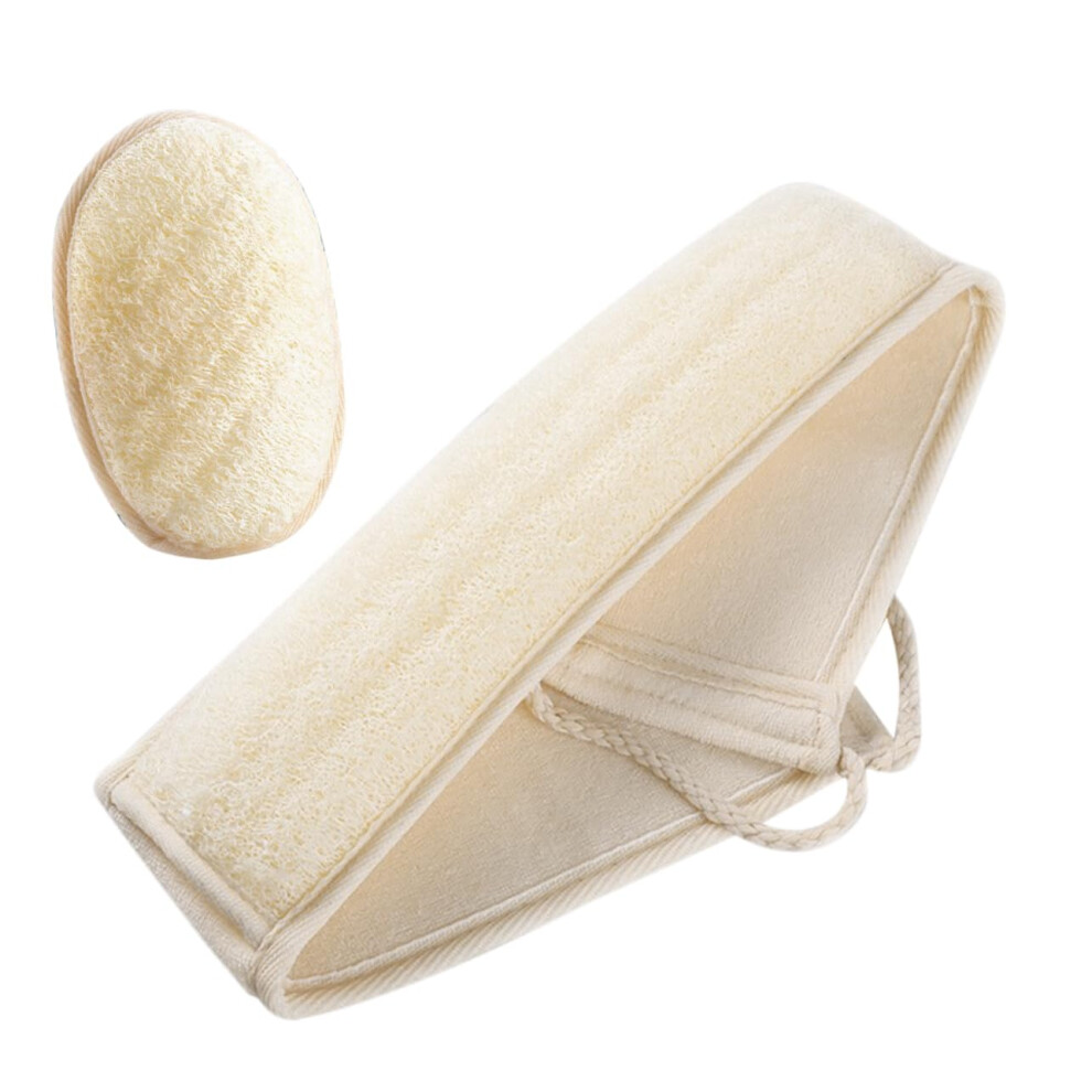 Exfoliating Shower Sponge Natural Loofa Pack of 2