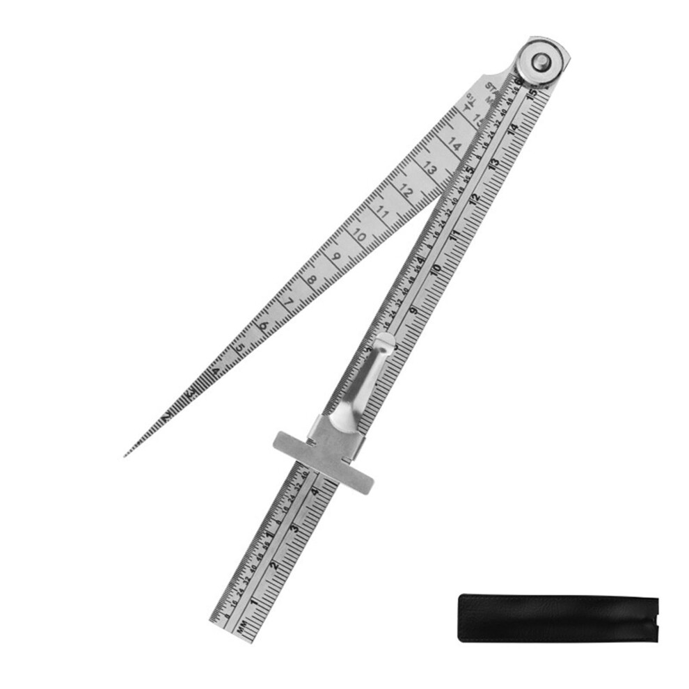 Stainless Steel Double Scale Tapers Gauges Tool For Depth Length Diameter In Tight Space Welds Gaps Welding Feeler 9187378934340