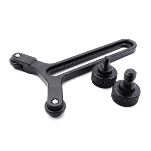 Adjustable lens holder, 2 wheels, Yshaped lens frame, vertical adjustment, suitable for camera