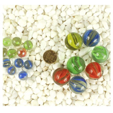 14 mm glass ball, special glass beads, marbles, children's pearls, seven colors 16mm 60 capsules
