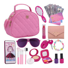 Play Purse For Little Girls, Toy Purse Kit for Girls, Purse with Wallet and Phone
