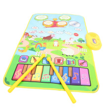 1Set Musical Floor Mat for Piano and Drum Promotes Coordination and Musicality for Toddlers Battery Designs
