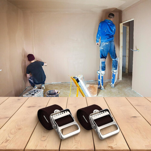 Leg Strap Set 2Piece For Drywall Stilts Adjustable And Sturdy Design 1