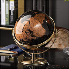 World Globe Classic Elegant Vintage Antique Decor Desktop Geographic Rotating Sphere 5.5 Inch