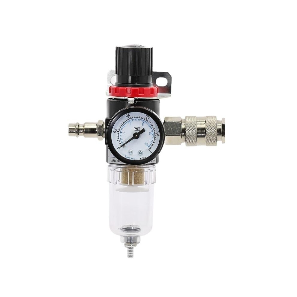 Pneumatic Air Source Treatment Filter Afr2000 Adjustable Pressure Gauge 1/4Inch Pressurerelief Port 4Mm 6Mm 8Mm 10Mm Sm20 Pm20 8Mm 9189345030062