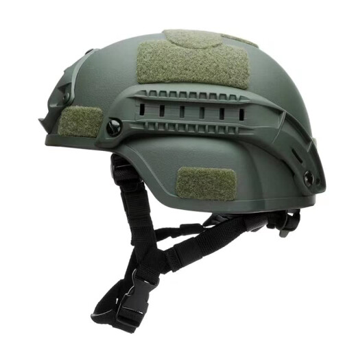 Airsoft Mich 2000 ACH Helmet With Clear Visor NVG Mount And Side Rail Gr2